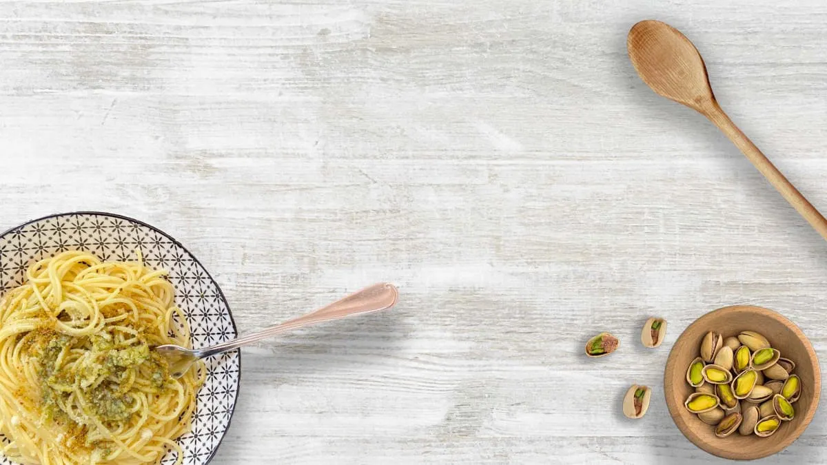 Pasta mit Pistazien-Pesto